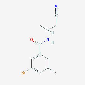 3-bromo-N-(1-cyanopropan-2-yl)-5-methylbenzamide