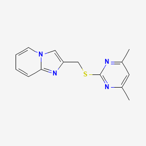 2-(4,6-Dimethyl-pyrimidin-2-ylsulfanylmethyl)-imidazo[1,2-a]pyridine