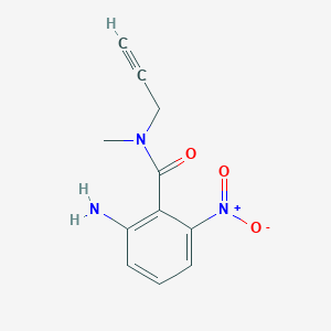 2-amino-N-methyl-6-nitro-N-prop-2-ynylbenzamide