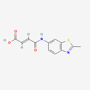 3-(2-Methyl-benzothiazol-6-ylcarbamoyl)-acrylic acid