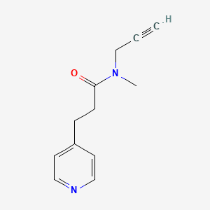 N-methyl-N-prop-2-ynyl-3-pyridin-4-ylpropanamide