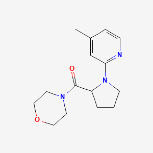 [1-(4-Methylpyridin-2-yl)pyrrolidin-2-yl]-morpholin-4-ylmethanone