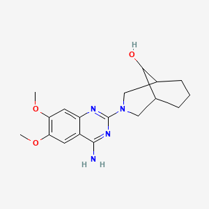 3-(4-Amino-6,7-dimethoxyquinazolin-2-yl)-3-azabicyclo[3.3.1]nonan-9-ol