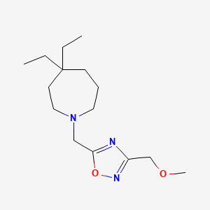 5-[(4,4-Diethylazepan-1-yl)methyl]-3-(methoxymethyl)-1,2,4-oxadiazole