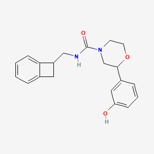 N-(7-bicyclo[4.2.0]octa-1,3,5-trienylmethyl)-2-(3-hydroxyphenyl)morpholine-4-carboxamide