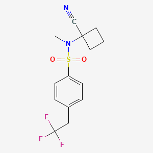 N-(1-cyanocyclobutyl)-N-methyl-4-(2,2,2-trifluoroethyl)benzenesulfonamide