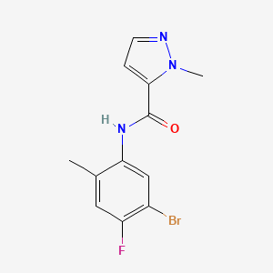 N-(5-bromo-4-fluoro-2-methylphenyl)-2-methylpyrazole-3-carboxamide