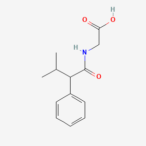 2-[(3-Methyl-2-phenylbutanoyl)amino]acetic acid