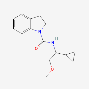 N-(1-cyclopropyl-2-methoxyethyl)-2-methyl-2,3-dihydroindole-1-carboxamide