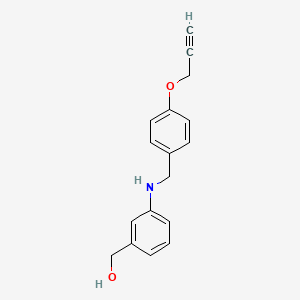 [3-[(4-Prop-2-ynoxyphenyl)methylamino]phenyl]methanol