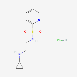 N-[2-(cyclopropylamino)ethyl]pyridine-2-sulfonamide;hydrochloride