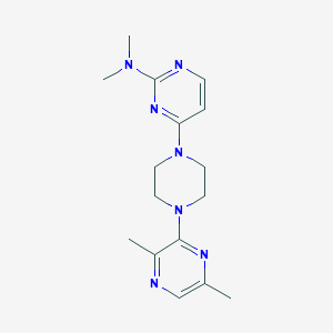 4-[4-(3,6-dimethylpyrazin-2-yl)piperazin-1-yl]-N,N-dimethylpyrimidin-2-amine