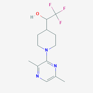 1-[1-(3,6-Dimethylpyrazin-2-yl)piperidin-4-yl]-2,2,2-trifluoroethanol