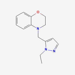 4-[(2-Ethylpyrazol-3-yl)methyl]-2,3-dihydro-1,4-benzoxazine