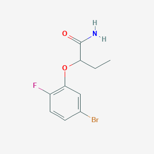 2-(5-Bromo-2-fluorophenoxy)butanamide