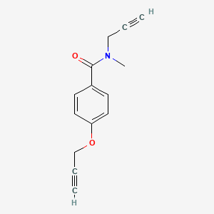 N-methyl-4-prop-2-ynoxy-N-prop-2-ynylbenzamide