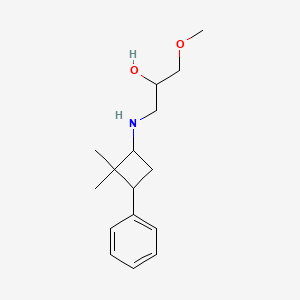 1-[(2,2-Dimethyl-3-phenylcyclobutyl)amino]-3-methoxypropan-2-ol