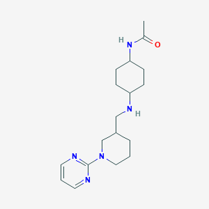 N-[4-[(1-pyrimidin-2-ylpiperidin-3-yl)methylamino]cyclohexyl]acetamide