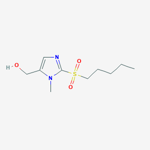 (3-Methyl-2-pentylsulfonylimidazol-4-yl)methanol