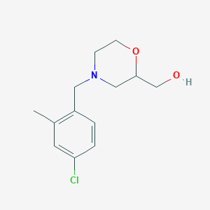 [4-[(4-Chloro-2-methylphenyl)methyl]morpholin-2-yl]methanol