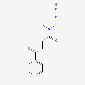 N-methyl-4-oxo-4-phenyl-N-prop-2-ynylbutanamide