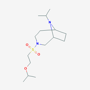 9-Propan-2-yl-3-(2-propan-2-yloxyethylsulfonyl)-3,9-diazabicyclo[4.2.1]nonane