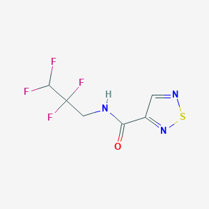 N-(2,2,3,3-tetrafluoropropyl)-1,2,5-thiadiazole-3-carboxamide