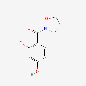 (2-Fluoro-4-hydroxyphenyl)-(1,2-oxazolidin-2-yl)methanone