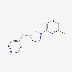 2-Methyl-6-(3-pyridin-4-yloxypyrrolidin-1-yl)pyridine