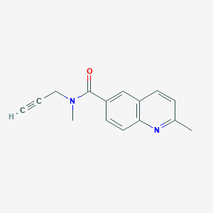 N,2-dimethyl-N-prop-2-ynylquinoline-6-carboxamide