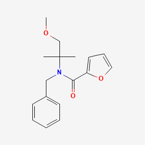 N-benzyl-N-(1-methoxy-2-methylpropan-2-yl)furan-2-carboxamide