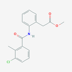 Methyl 2-[2-[(3-chloro-2-methylbenzoyl)amino]phenyl]acetate