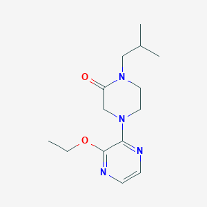 4-(3-Ethoxypyrazin-2-yl)-1-(2-methylpropyl)piperazin-2-one