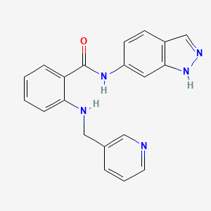 N-(1H-indazol-6-yl)-2-(pyridin-3-ylmethylamino)benzamide