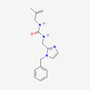 1-[(1-Benzylimidazol-2-yl)methyl]-3-(2-methylprop-2-enyl)urea