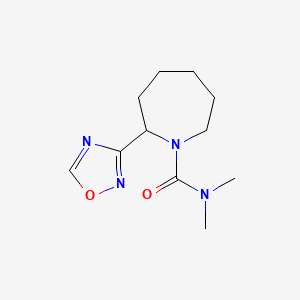 N,N-dimethyl-2-(1,2,4-oxadiazol-3-yl)azepane-1-carboxamide