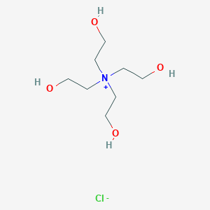 molecular formula C8H20ClNO4 B076760 四(2-羟乙基)氯化铵 CAS No. 13269-66-4