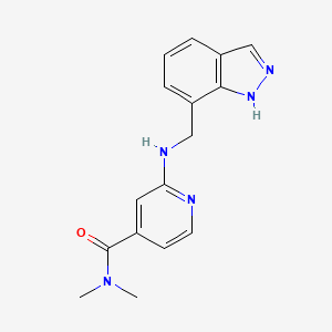 2-(1H-indazol-7-ylmethylamino)-N,N-dimethylpyridine-4-carboxamide