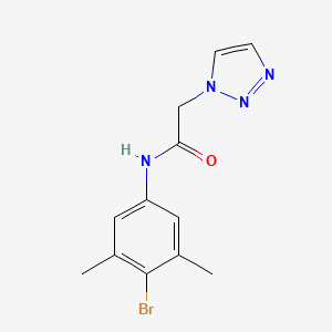 N-(4-bromo-3,5-dimethylphenyl)-2-(triazol-1-yl)acetamide