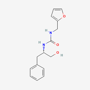 1-(furan-2-ylmethyl)-3-[(2S)-1-hydroxy-3-phenylpropan-2-yl]urea