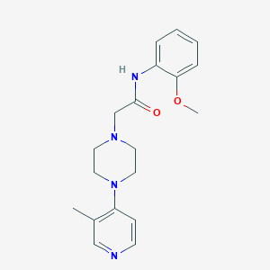 N-(2-methoxyphenyl)-2-[4-(3-methylpyridin-4-yl)piperazin-1-yl]acetamide