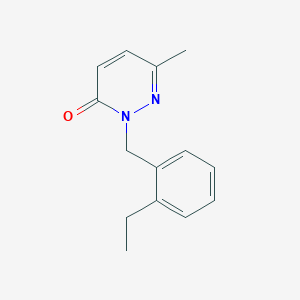 2-[(2-Ethylphenyl)methyl]-6-methylpyridazin-3-one