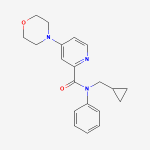 N-(cyclopropylmethyl)-4-morpholin-4-yl-N-phenylpyridine-2-carboxamide