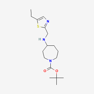 Tert-butyl 4-[(5-ethyl-1,3-thiazol-2-yl)methylamino]azepane-1-carboxylate