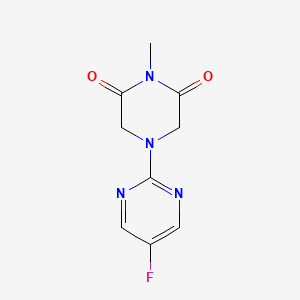 4-(5-Fluoropyrimidin-2-yl)-1-methylpiperazine-2,6-dione