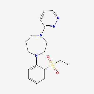 1-(2-Ethylsulfonylphenyl)-4-pyridazin-3-yl-1,4-diazepane