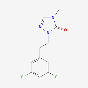 2-[2-(3,5-Dichlorophenyl)ethyl]-4-methyl-1,2,4-triazol-3-one