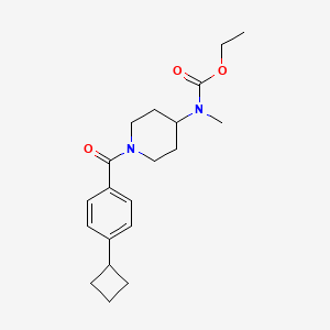 ethyl N-[1-(4-cyclobutylbenzoyl)piperidin-4-yl]-N-methylcarbamate