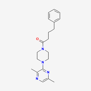 1-[4-(3,6-Dimethylpyrazin-2-yl)piperazin-1-yl]-4-phenylbutan-1-one