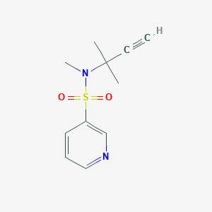 N-methyl-N-(2-methylbut-3-yn-2-yl)pyridine-3-sulfonamide